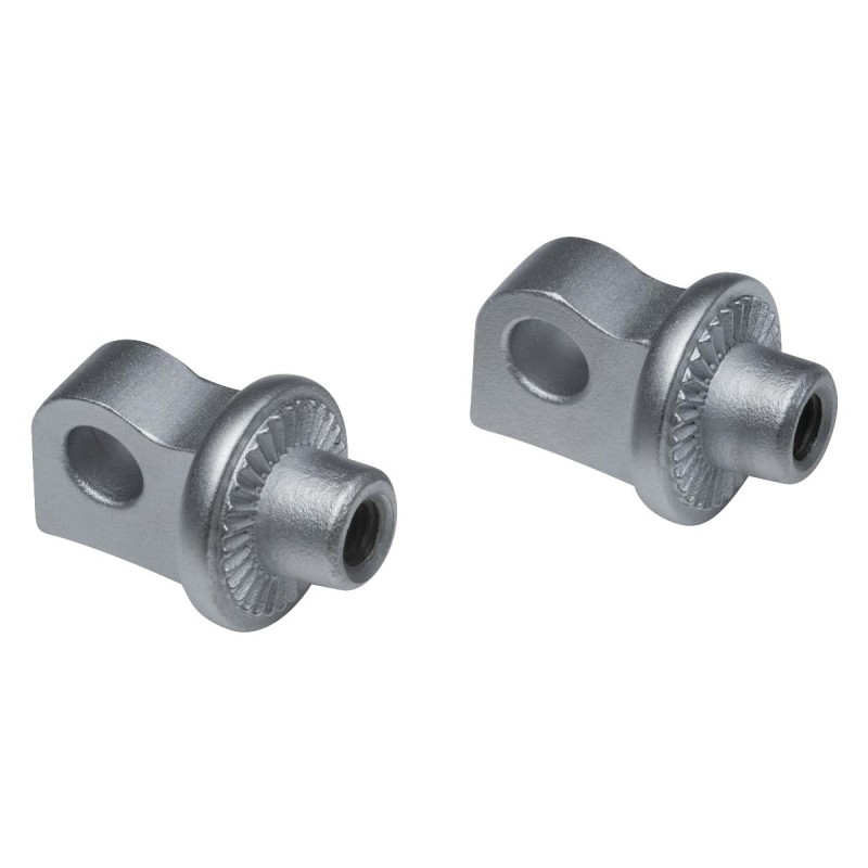 Splined Peg Adapters Silver