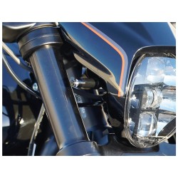 FXDR Blinkerhalter vorne Black Powder Coated