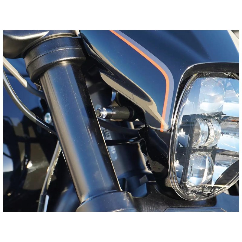 FXDR Blinkerhalter vorne Black Powder Coated