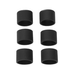 Zeta Replacement Grip Rubber Set Black