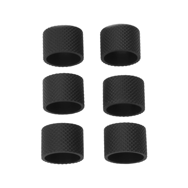 Zeta Replacement Grip Rubber Set Black