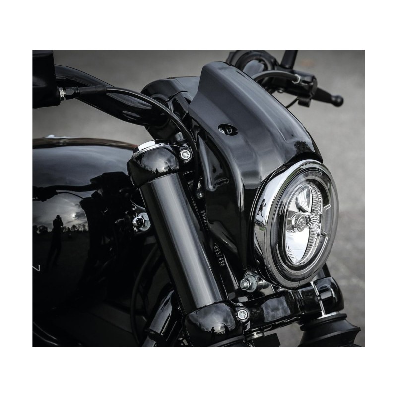 Headlight Cap Milwaukee Eight Breakout Gloss Black Aluminium