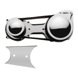 3" Open Belt Drive Aluminium Polished