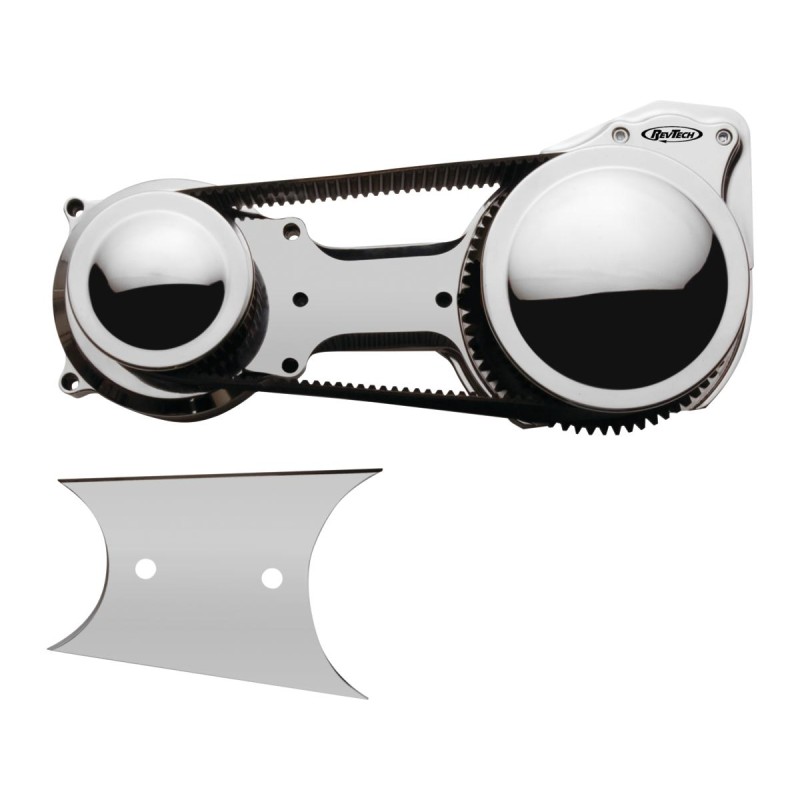 3" Open Belt Drive Aluminium Polished