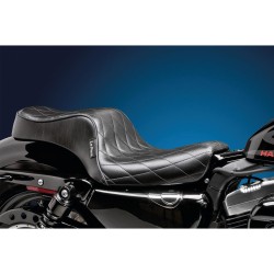 Cherokee Seat Diamond Stitch Black Vinyl