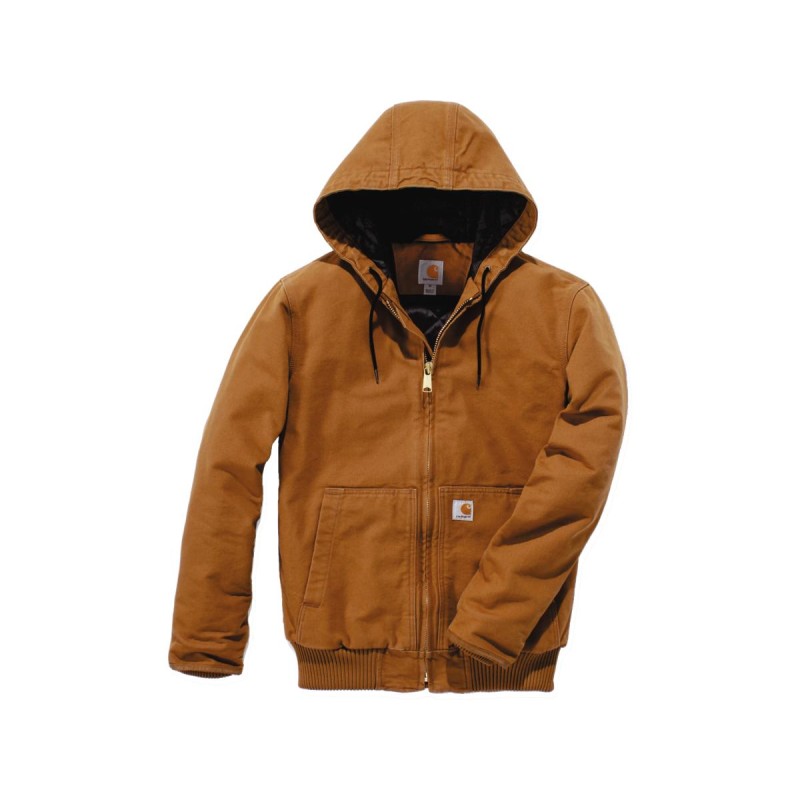 Loose Fit Washed Duck Insulated Active Jacket