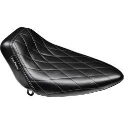 Bare Bones Solo Seat Diamond Stitch Black Vinyl