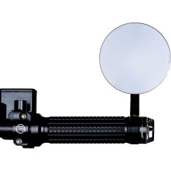 mo.view cafe Bar End Mirror Black, Anodized