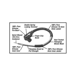 409 Pro Race 10,4mm Ignition Wires Blue