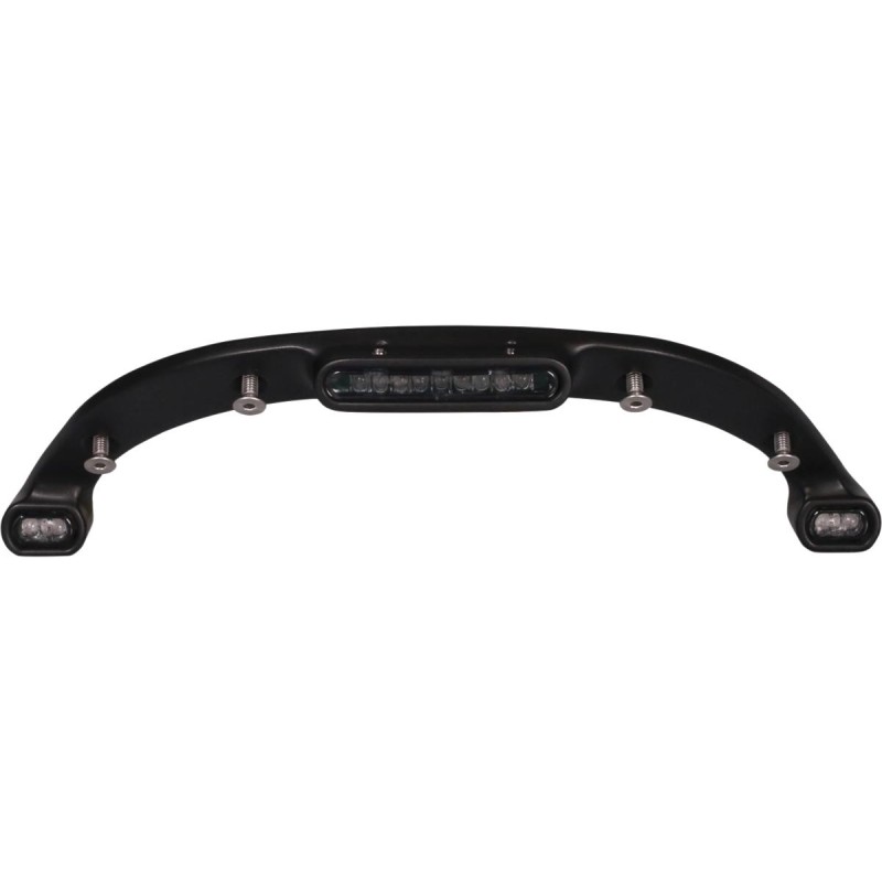 FXDR LED Turn Signal/Taillight/Brake Light Kit with Bracket Black Powder Coated Clear LED