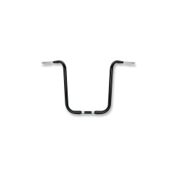 16 Gorilla Apehanger Handlebar 1" clamp diameter Non-Dimpled 3-Hole Black Powder Coated 1 1/4" Throttle By Wire Throttle Cables