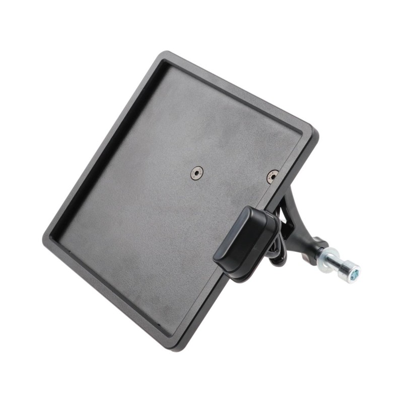 Slide-In Frame Side Mount License Plate Holder Austria 210 x 170 mm Black Powder Coated