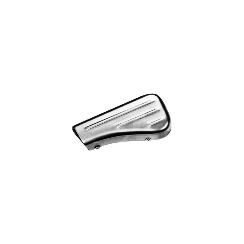Breather Snoot Ribbed Carburetor Cover Chrome