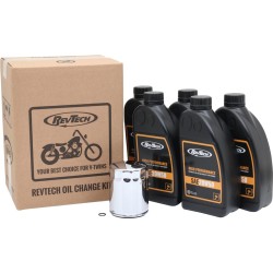 High Performance 5 Liter SAE20W50 Engine Oil Change Kit Chrome Oil Filter