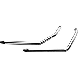 Dyna Slash Cut Drag Pipes Chrome 1,75"