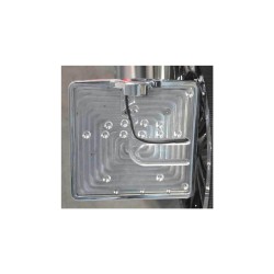 Inside License Plate Base Plate German Size 200x240mm Polished