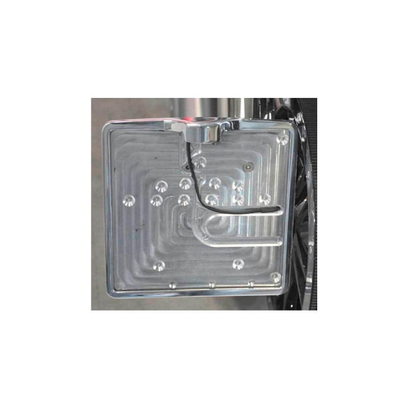 Inside License Plate Base Plate German Size 200x240mm Polished