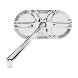 Deep Cut Caged Series Forged Billet Mirror Chrome Left