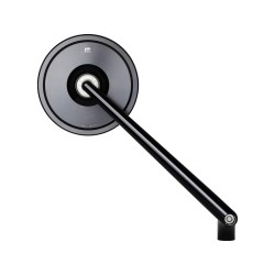 mo.view classic Mirror Stem length: 180mm Black, Anodized