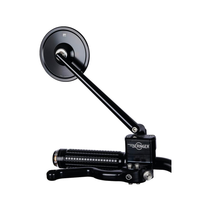 mo.view classic Mirror Stem length: 180mm Black, Anodized