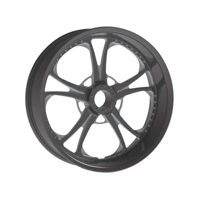 T-5 Billet Wheels Black 16" 5,00"