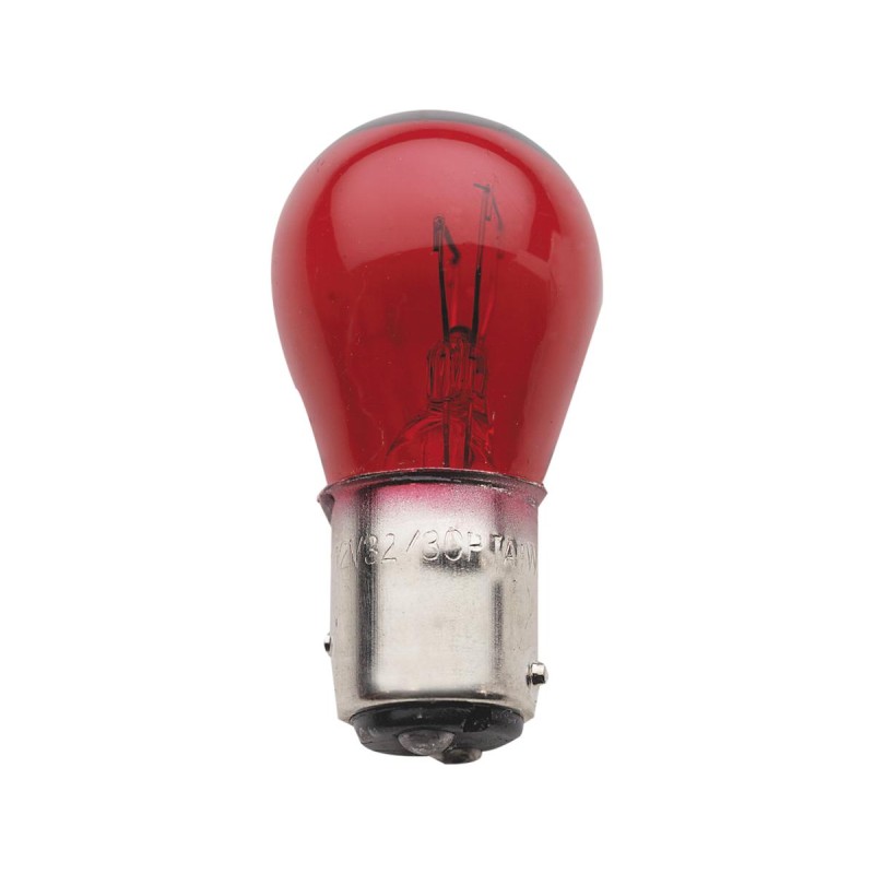 STOP/TAIL BULB, RED Bulb 12V, dual-filament, candel-power: 50/14