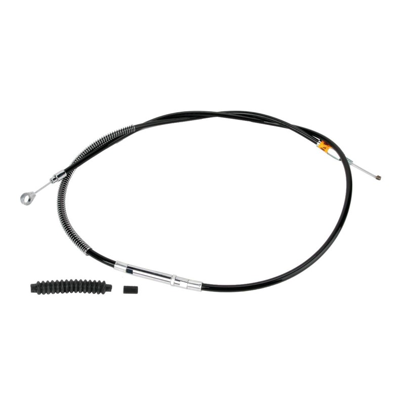 Black Vinyl Coil Wound (CW) Clutch Cable +6 Black Vinyl 61,4"