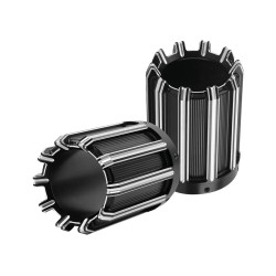 Exhaust Tip Covers, 10-Gauge, Black Black