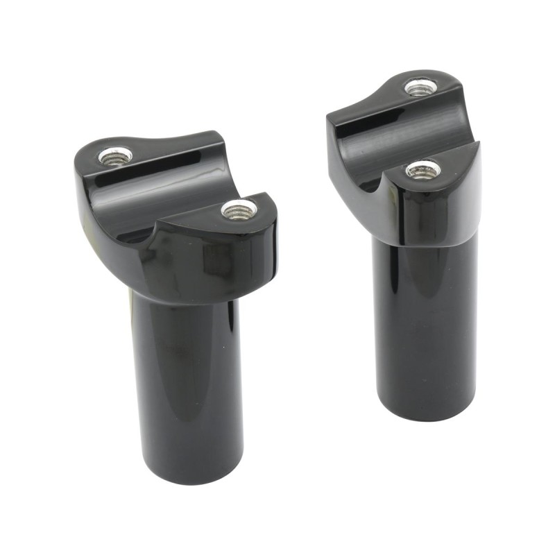 Straight Forged 3.5 Risers Black Powder Coated 1"