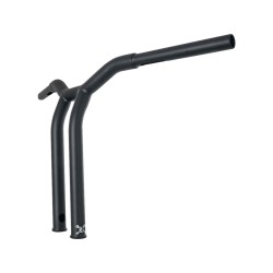14" Dominator Raked Bar Handlebar Black 1 1/4" Satin
