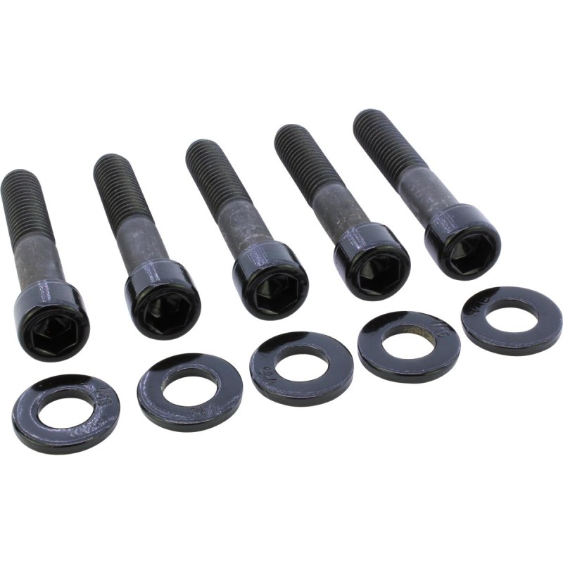 Sprocket Screw Kits Gloss Black Powder Coated