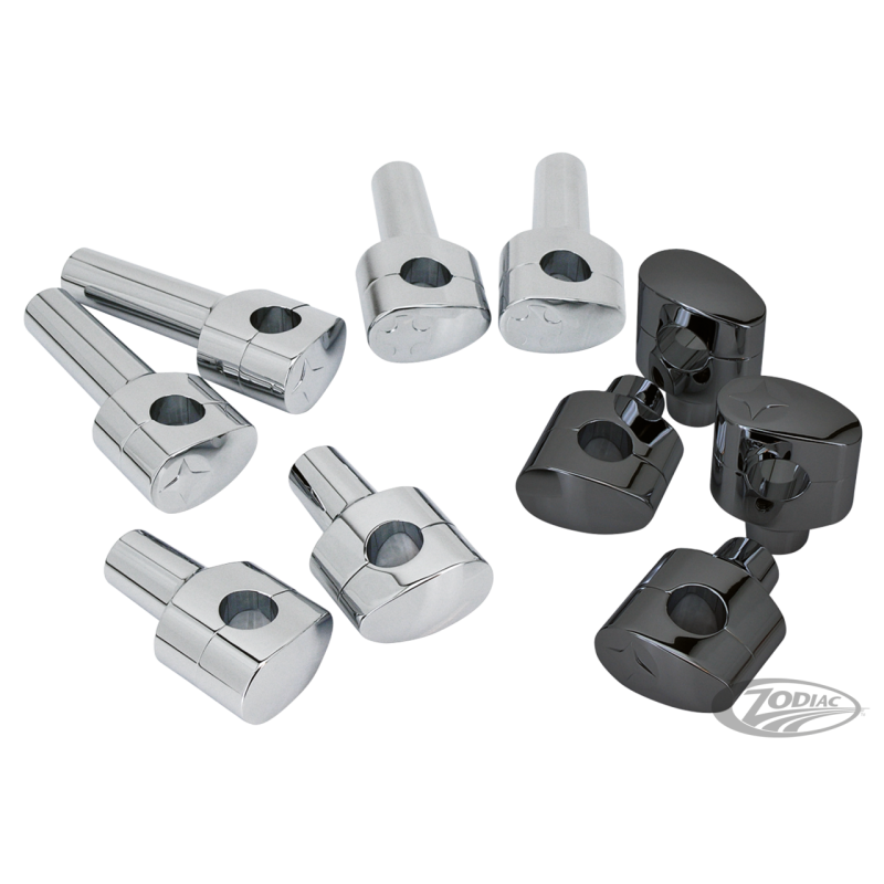 RISERS CHROMÉS OVALES CONIQUES ET USINES FUSION