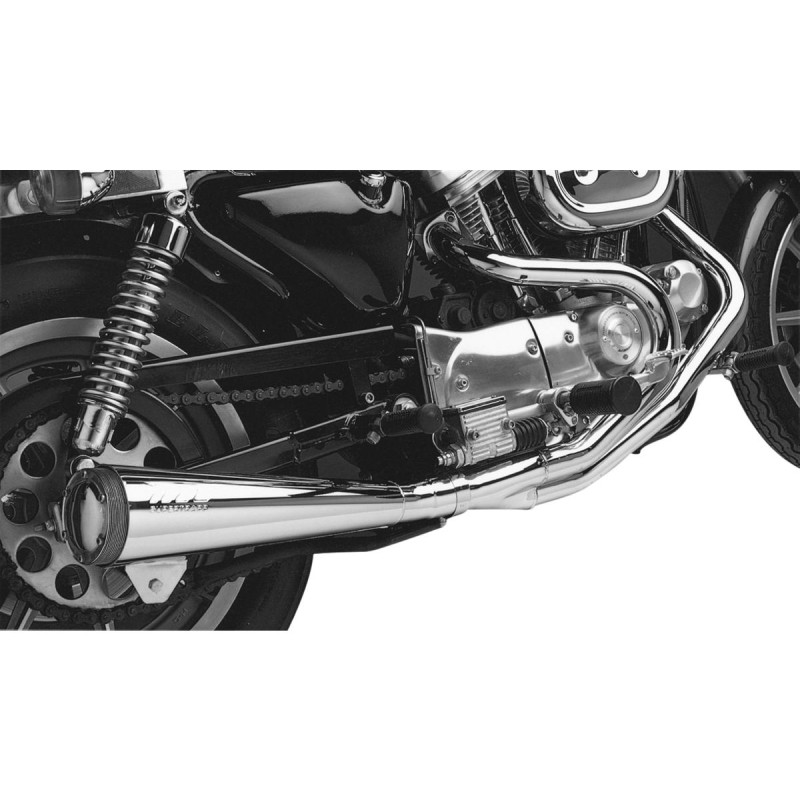 2:1 Megaphone Exhaust Polished