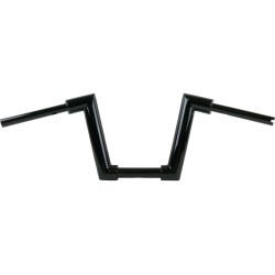 2" Str8UP Softail Handlebars Medium (280mm), Width Lower Tube 260 mm Black Powder Coated Cable Clutch Throttle By Wire