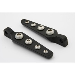 Bolt Pattern Foot Pegs Passenger Black