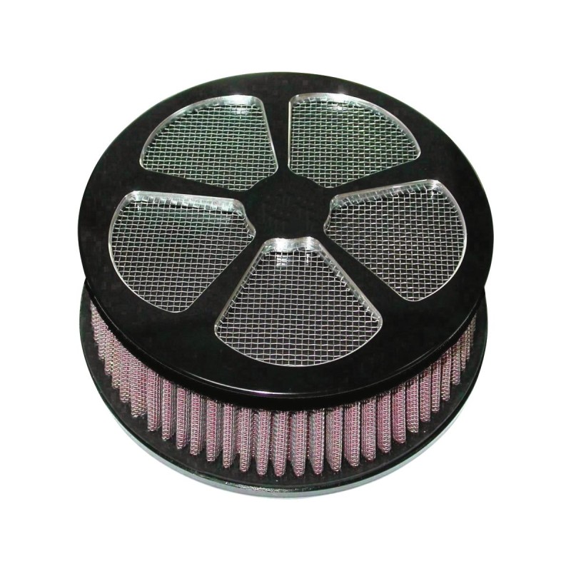 5-Spade Air Cleaner Cover Black