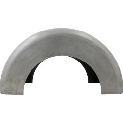 10 1/2" Roll-Your-Own Custom Blank Steel Rear Fender Smooth Side with 13 3/8" Radius