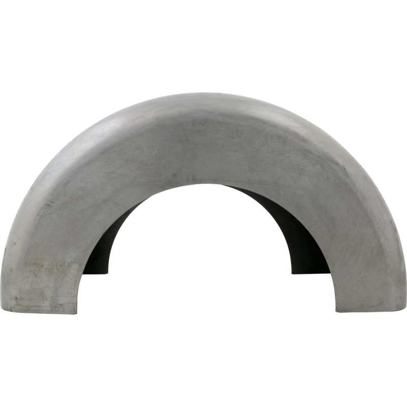 10 1/2" Roll-Your-Own Custom Blank Steel Rear Fender Smooth Side with 13 3/8" Radius