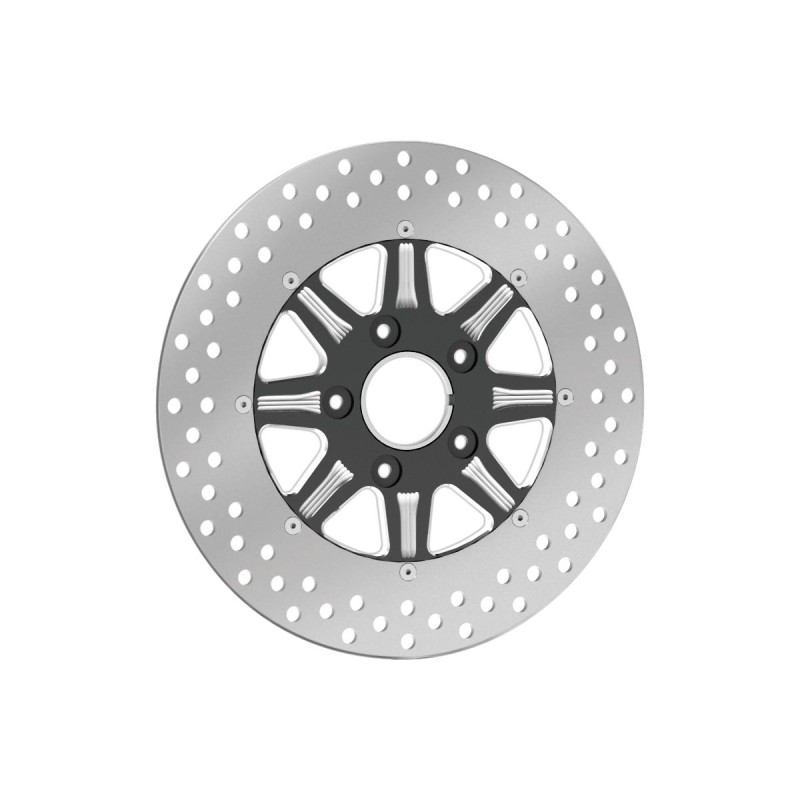 Velocity 2-Piece Brake Rotor Black Stainless Steel 11,5" Rear