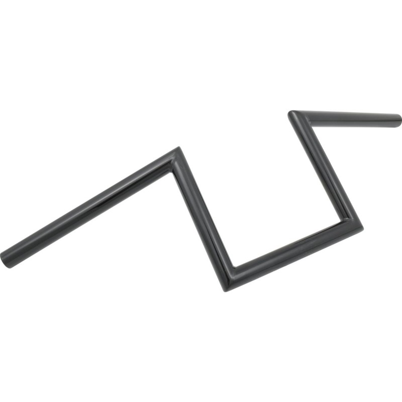 60s Wide Style 8 Handlebar Black Powder Coated 1"