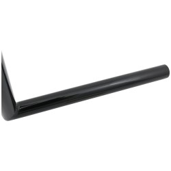 60s Wide Style 8 Handlebar Black Powder Coated 1"