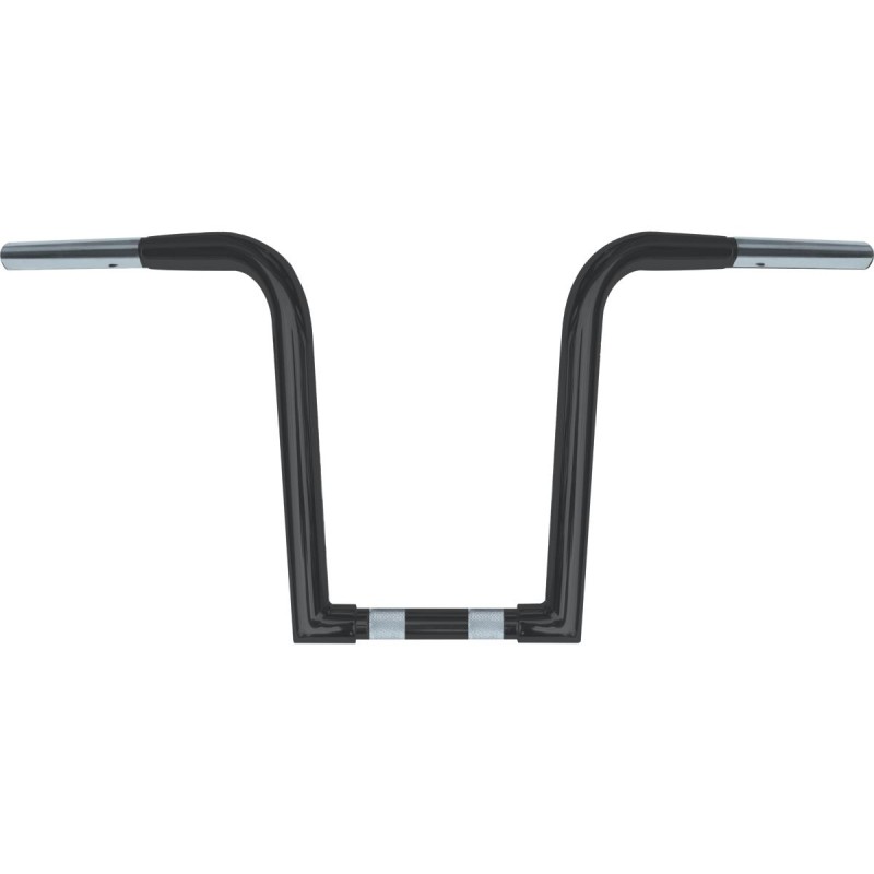 12 Chubby Outlaw `Z` Ape Handlebar Black Powder Coated 1 1/4" Throttle By Wire