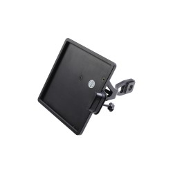 Slide-In Frame Side Mount License Plate Holder Austria 210 x 170 mm Black Powder Coated