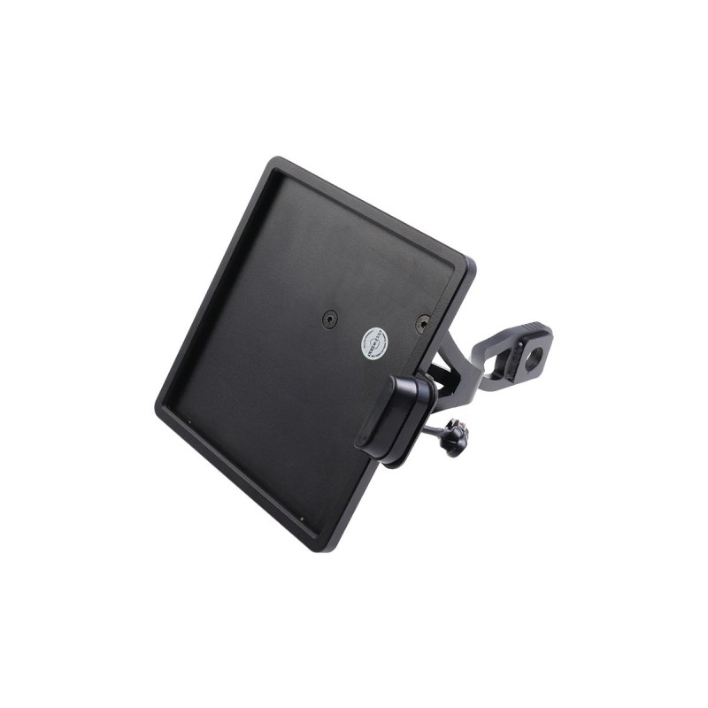 Slide-In Frame Side Mount License Plate Holder Austria 210 x 170 mm Black Powder Coated