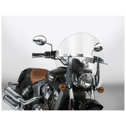 SwitchBlade Chopped Quick Release Windshield Height: 21,1", Width: 22,3" Clear