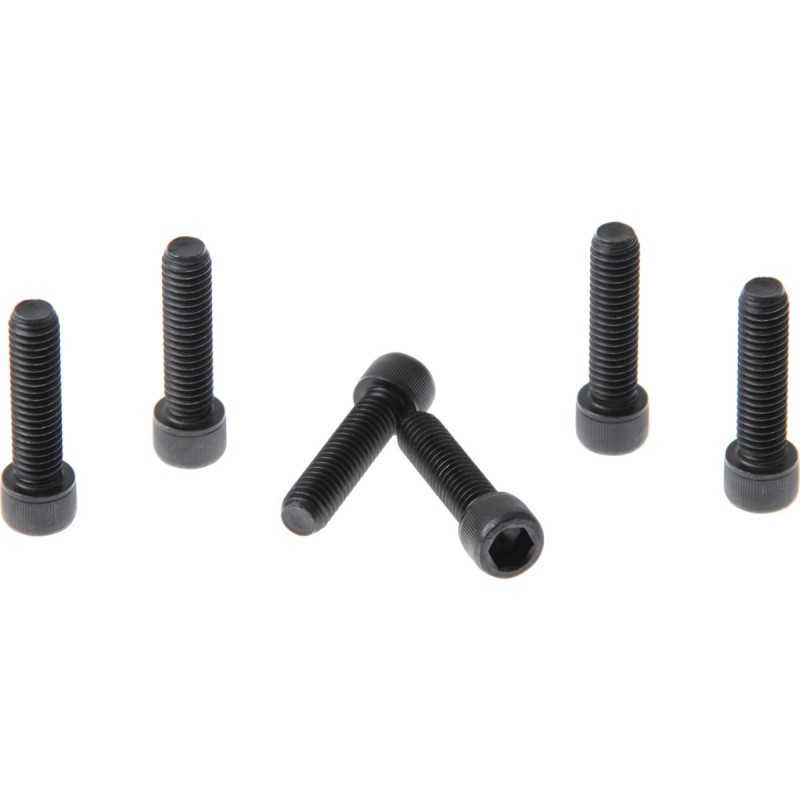 Triple Tree Screw Set (6 piece set), Black Triple Tree Screw Set