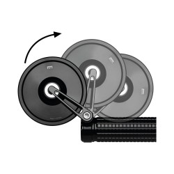 mo.view street flip Bar End Mirror Black