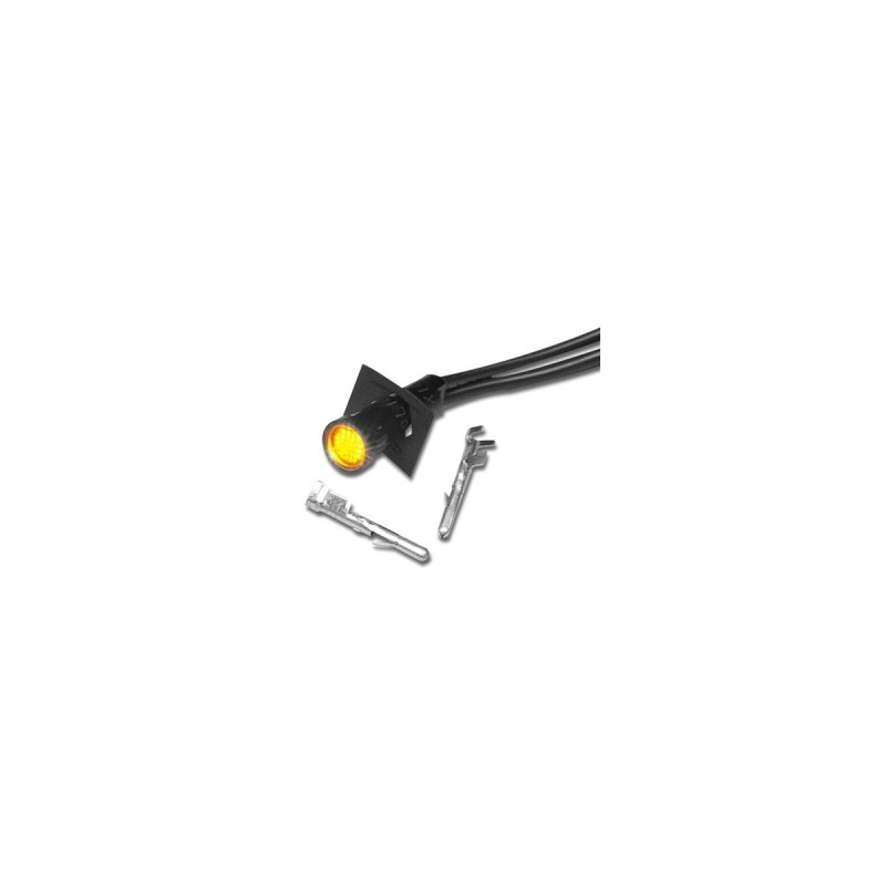 Indicator Lamp without Symbols, Yellow Indicator Lamps