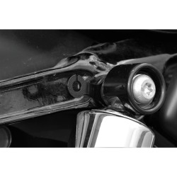 Rear Turn Signal Bracket M10 Black Powder Coated