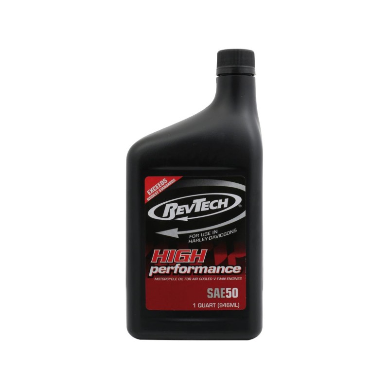 High Performance Motorcycle Engine Oil SAE 50 12 x 1 Quart (946ml) Label Language de,en,fr,it,es